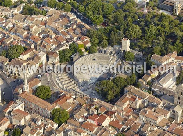 Photo aérienne de Arles