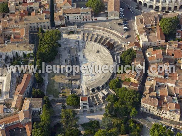 Photo aérienne de Arles