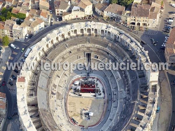 Photo aérienne de Arles