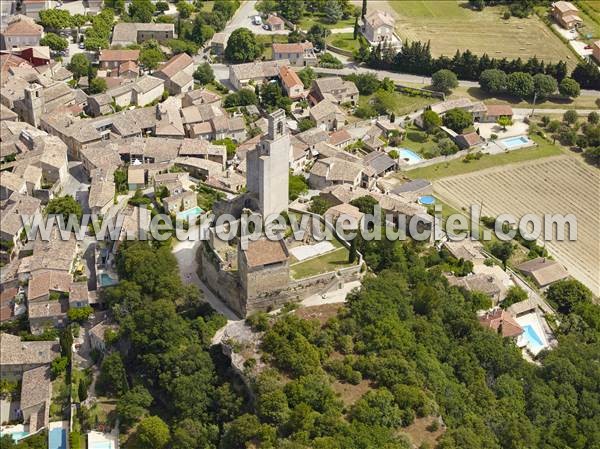 Photo aérienne de Chamaret