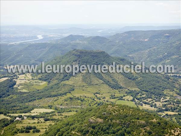 Photo aérienne de Saint-Bauzile