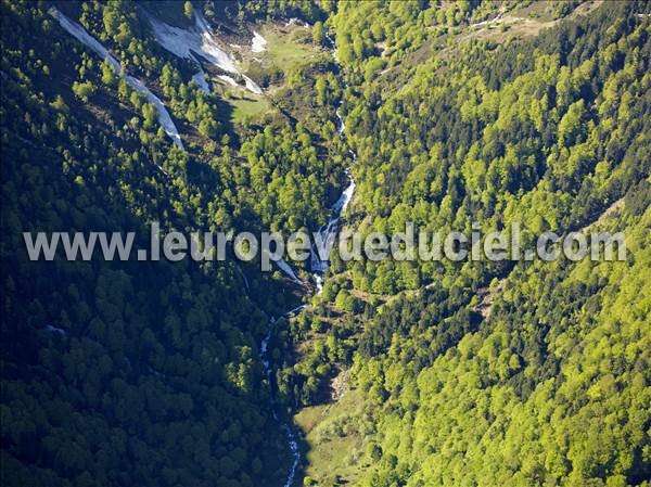 Photo aérienne de Aulus-les-Bains