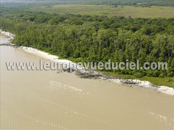 Photo aérienne de Kourou