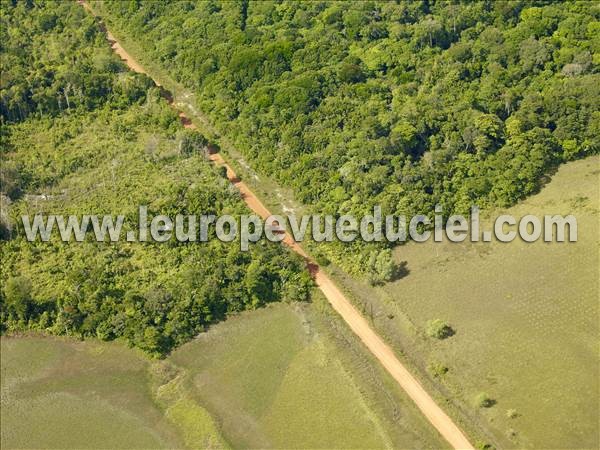 Photo aérienne de Kourou