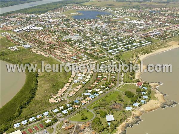 Photo aérienne de Kourou