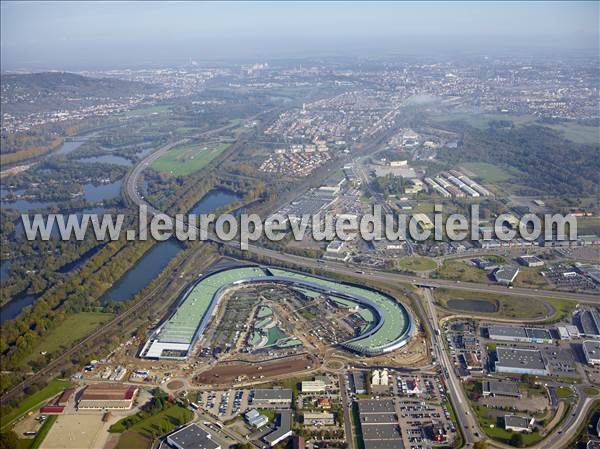 Photo aérienne de Moulins-ls-Metz