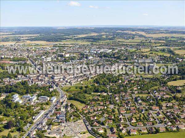 Photo aérienne de Falaise