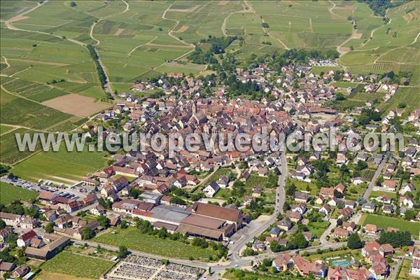 Photo aérienne de Eguisheim