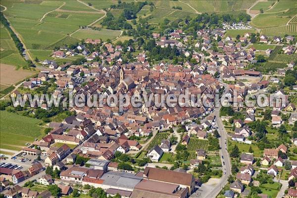 Photo aérienne de Eguisheim