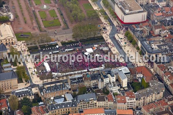 Photo aérienne de Metz