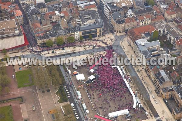 Photo aérienne de Metz