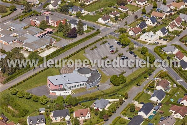 Photo aérienne de Bourg-Achard