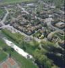 Photos aériennes de Nomeny (54610) | Meurthe-et-Moselle, Lorraine, France - Photo réf. 051143 - Vue du centre avec l'glise.
