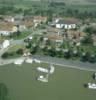 Photos aériennes de "avec" - Photo réf. 054899 - Vue de l'glise avec une partie du port de plaisance.