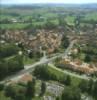 Photos aériennes de "cimetiere" - Photo réf. 055025 - Vue du cimetire  l'entre de la commune.