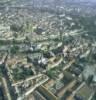Photos aériennes de "cathédrale" - Photo réf. 055142 - Vue générale avec la cathédrale et la place de la Comédie et au premier plan, l'hôpital Belle Isle.