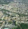 Photos aériennes de Metz (57000) - Nord | Moselle, Lorraine, France - Photo réf. 055143 - Vue générale avec la cathédrale et la place de la Comédie et au premier plan, le lycée Fabert.