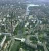 Photos aériennes de "nord" - Photo réf. 055158 - Metz nord, le pont Saint Georges, la salle Fabert, la Préfecture.