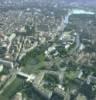 Photos aériennes de "préfecture" - Photo réf. 055159 - Metz nord, le pont Saint Georges, la salle Fabert, la Préfecture.