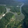 Photos aériennes de Saint-Louis (57820) | Moselle, Lorraine, France - Photo réf. 055487 - Le plan inclin permet aux pniches et bateaux de plaisance d'viter 17 cluses.