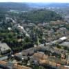 Photos aériennes de Forbach (57600) | Moselle, Lorraine, France - Photo réf. 055926 - Forbach avec la tour du Schlossberg, et sa chapelle Sainte Croix du XIIIe sicle.