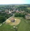 Photos aériennes de Ville-sur-Yron (54800) - Autre vue | Meurthe-et-Moselle, Lorraine, France - Photo réf. 055983 - Le batiment carré est la mairie.