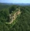 Photos aériennes de Philippsbourg (57230) - Le Château de Falkenstein | Moselle, Lorraine, France - Photo réf. 056118