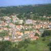 Photos aériennes de Schorbach (57230) - Autre vue | Moselle, Grand Est, France - Photo réf. 056153 - Au centre l'glise Saint-Rmi, construite en 1143, est l'glise-mre du pays de Bitche.