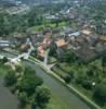 Photos aériennes de Sarreguemines (57200) - Welferding | Moselle, Lorraine, France - Photo réf. 056212 - A gauche, coule la Sarre.