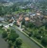 Photos aériennes de Sarreguemines (57200) - Welferding | Moselle, Grand Est, France - Photo réf. 056212 - A gauche, coule la Sarre.