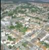 Photos aériennes de "hôtel" - Photo réf. 056314 - Le centre ville nous dévoile son hôtel de ville, la place Sainte-Marthe et son église.