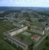 Photos aériennes de Moyeuvre-Grande (57250) | Moselle, Lorraine, France - Photo réf. 169296 - Vue gnrale vers le sud-est avec le Lyce d'Enseignement Professionnel au premier plan.