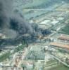 Photos aériennes de Nancy (54000) - Un Incendie Rue Marcel Brot | Meurthe-et-Moselle, Lorraine, France - Photo réf. 923728_1 - L'incendie de l'entreprise Gondrand.