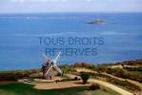 Photos aériennes de Plouézec (22470) - Autre vue | Côtes d'Armor, Bretagne, France - Photo réf. 0206 - Entre lande et mer, le Moulin de Craca.