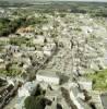 Photos aériennes de "ville" - Photo réf. 042175 - Centre de la ville avec son glise et sa place principale.