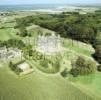 Photos aériennes de Sibiril (29250) | Finistère, Bretagne, France - Photo réf. 042480 - Le Chteau de Krouzr construit au 15 sicle est class monument historique.