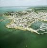 Photos aériennes de Concarneau (29900) - Autre vue | Finistère, Bretagne, France - Photo réf. 043813 - Etablie sur un ilt, la ville ft fortifie ds le 13me sicle.