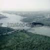 Photos aériennes de "marine" - Photo réf. 043989 - Le pont de Cornouaille et la plage de Sainte-Marine longue de 5 km
