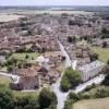 Photos aériennes de "pierre" - Photo réf. 702320 - Laignes est une commune qui n'a pas hsit  se donner les moyens de son essor en investissant dans la fort et dans la pierre.