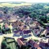 Photos aériennes de Til-Châtel (21120) | Côte-d'Or, Bourgogne-Franche-Comté, France - Photo réf. 702477 - L'glise Saint-Florent au coeur du village
