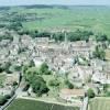 Photos aériennes de Meursault (21190) | Côte-d'Or, Bourgogne, France - Photo réf. 702665 - Autour de la ville, le vignoble de Meursault en pente douce.