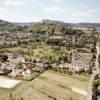 Photos aériennes de Mâlain (21410) - Autre vue | Côte-d'Or, Bourgogne, France - Photo réf. 703500 - Surplombant le village, les ruines du chteau.