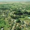 Photos aériennes de "bourgogne" - Photo réf. 703866 - Ancien carrefour entre la Haute-Bourgogne, le Morvan et le Tonnerois, le petit bourg d'Epoisses conserve une longue tradition de passage.