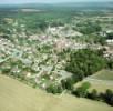 Photos aériennes de Ahuy (21121) - Autre vue | Côte-d'Or, Bourgogne-Franche-Comté, France - Photo réf. 703938 - Vue d'ensemble d'une ville  la campagne. A l'ore de la fort, elle sait conserver son calme et son cachet.