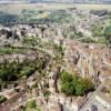 Photos aériennes de Semur-en-Auxois (21140) | Côte-d'Or, Bourgogne, France - Photo réf. 704008 - A droite : la Collgiale Notre-Dame.