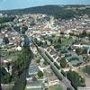 Photos aériennes de "Yonne" - Photo réf. 719059 - L'yonne traversant Clamecy avec en arrière plan l'église Saint-Martin