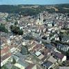 Photos aériennes de "Yonne" - Photo réf. 719060 - L'Yonne traversant Clamecy avec en arrière plan l'église Saint-Martin