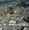 Photos aériennes de "fortifiée" - Photo réf. 719127 - Le centre ville et son église fortifiée