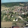 Photos aériennes de Ancy-le-Franc (89160) | Yonne, Bourgogne, France - Photo réf. 719131 - La route nationale traversant le village.