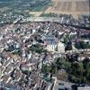Photos aériennes de "Saint" - Photo réf. 719253 - L'glise Saint-Thibault au centre de la ville
